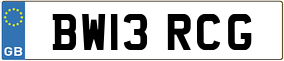 Truck License Plate